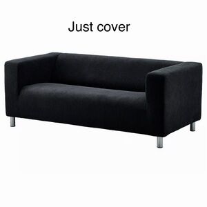 New IKEA KLIPPANCover for loveseat, Vansbro black 605.441.69 , Sofa Cover